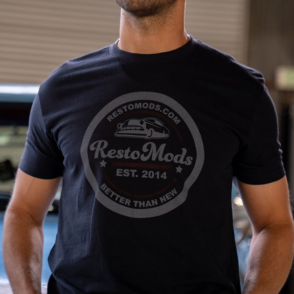 Black RestoMods Retro fit – Logo T-Shirt
