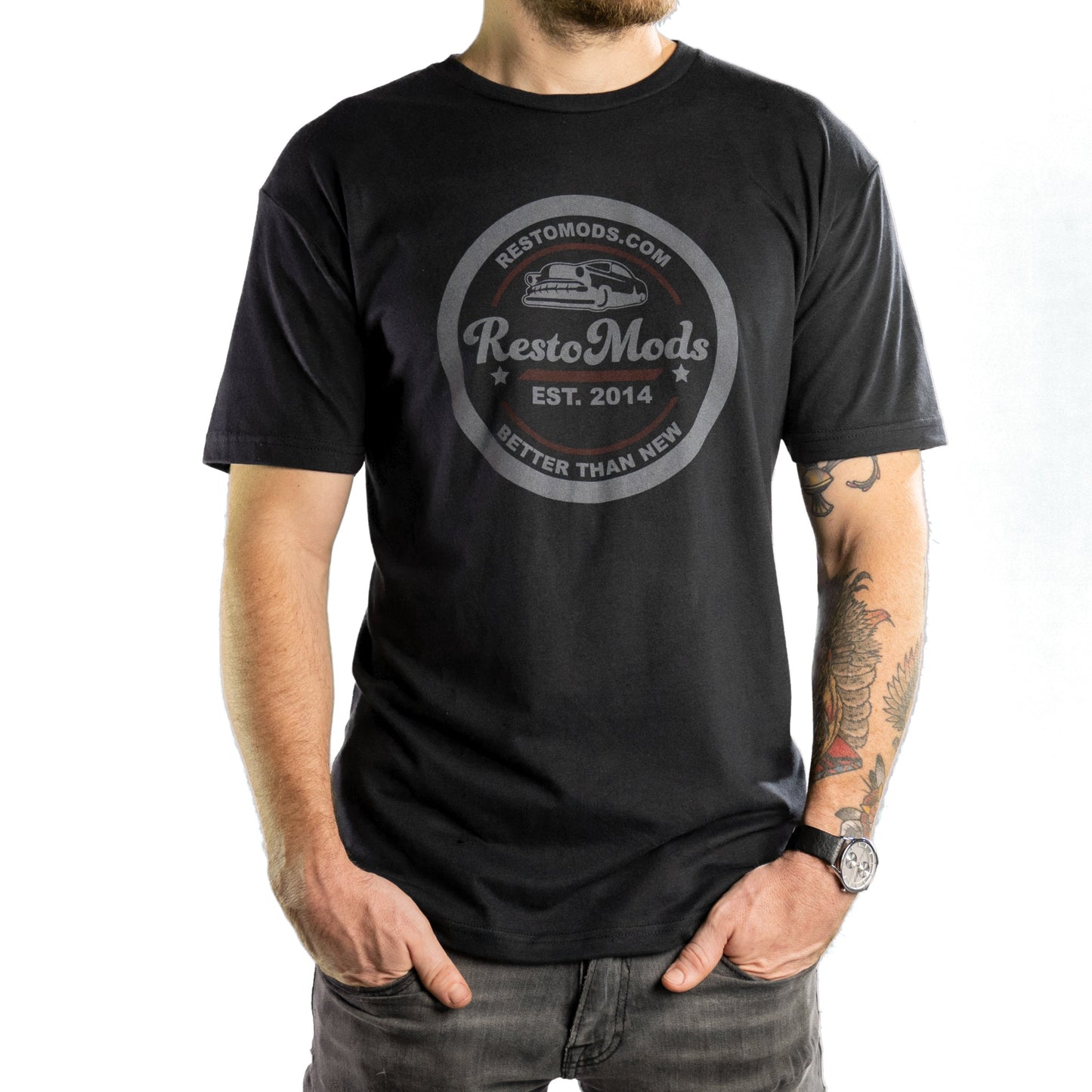 Black RestoMods Retro fit – Logo T-Shirt